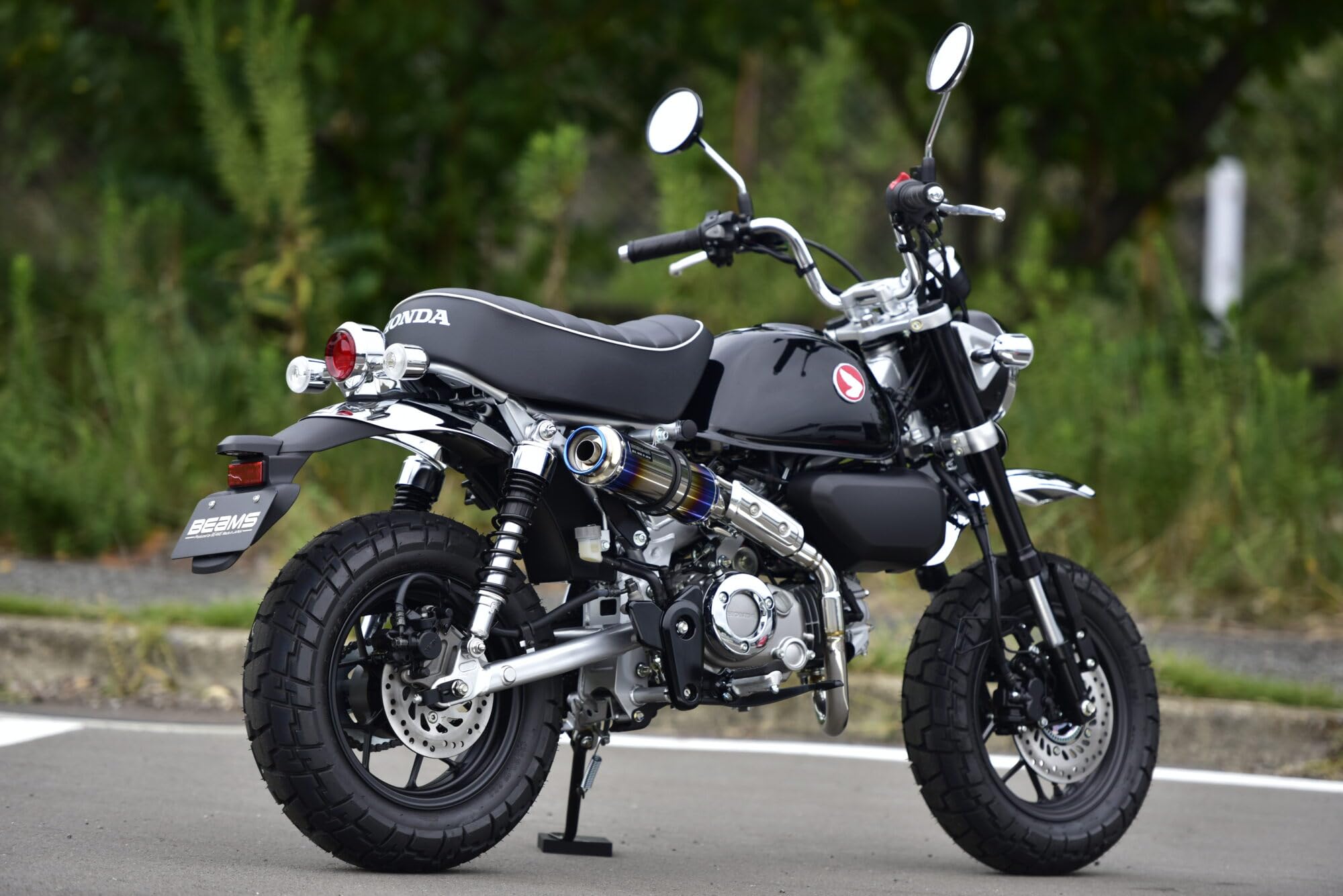 Amazon | ビームス(BEAMS) バイク用 R-EVO TYPE C チタン-SP モンキー